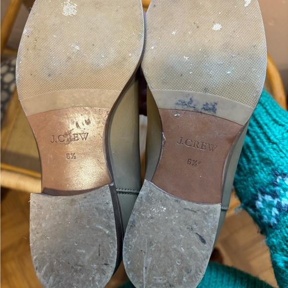 J. Crew 04188 Field Kindling tall boots Women’s Size 6.5 Olive Leather - Picture 4 of 9